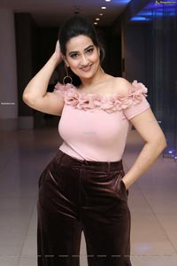 Manjusha at Disco Raja Movie Success Meet