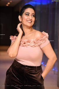 Manjusha at Disco Raja Movie Success Meet