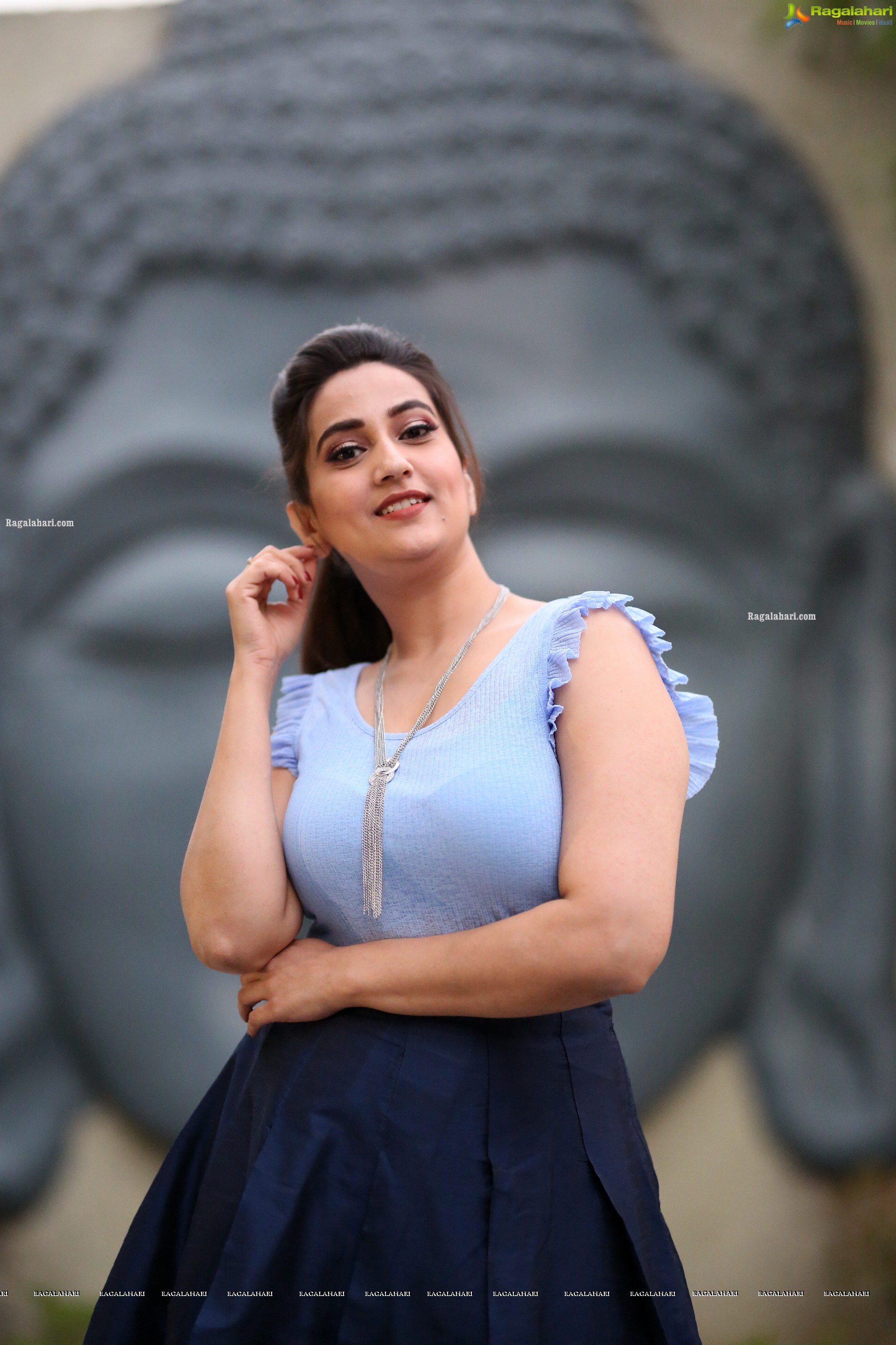 Manjusha @ Sarileru Neekevvaru Thanks Meet - HD Gallery