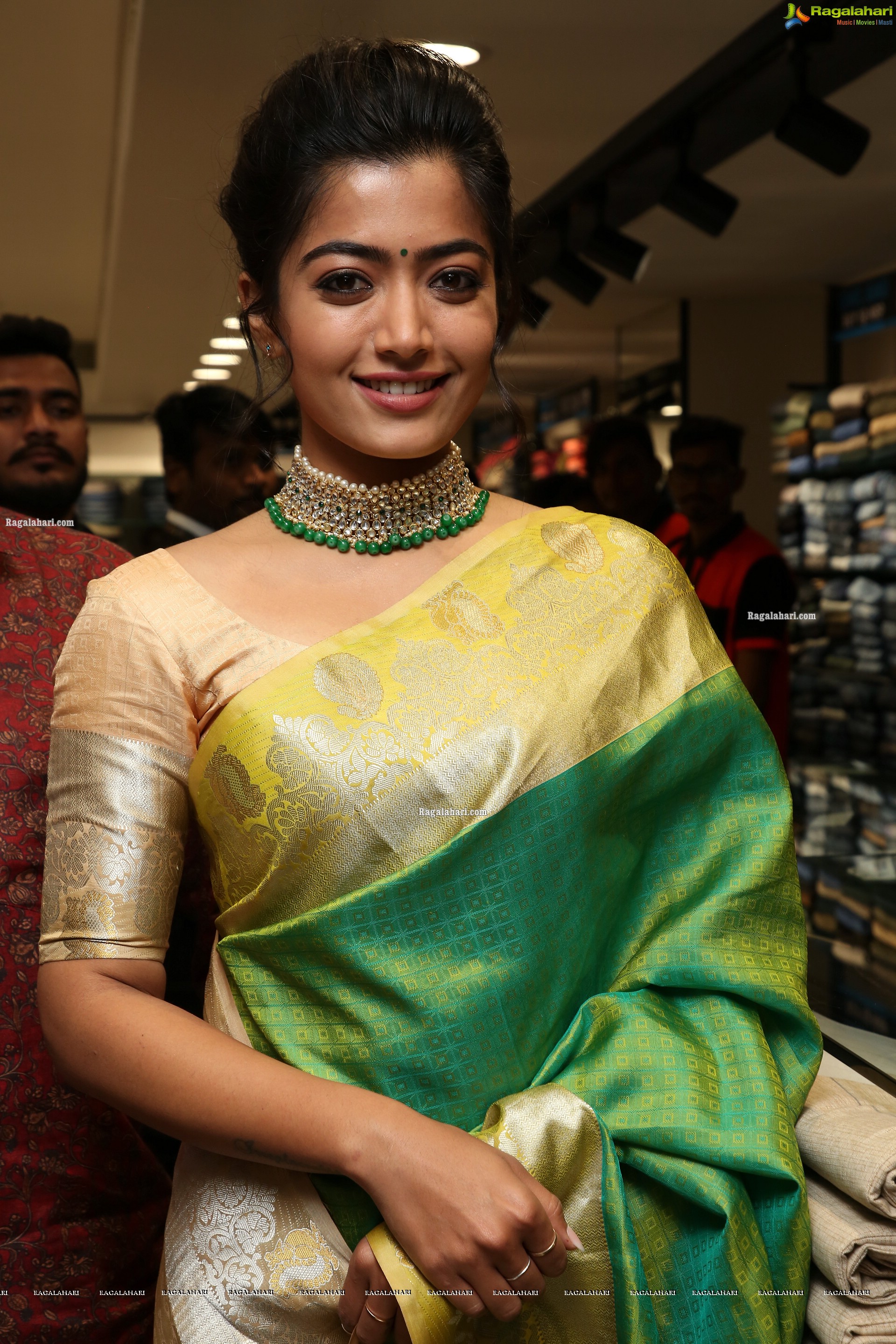 Rashmika Mandana at KLM Fashion Mall Opening at Vanasthalipuram - HD Gallery