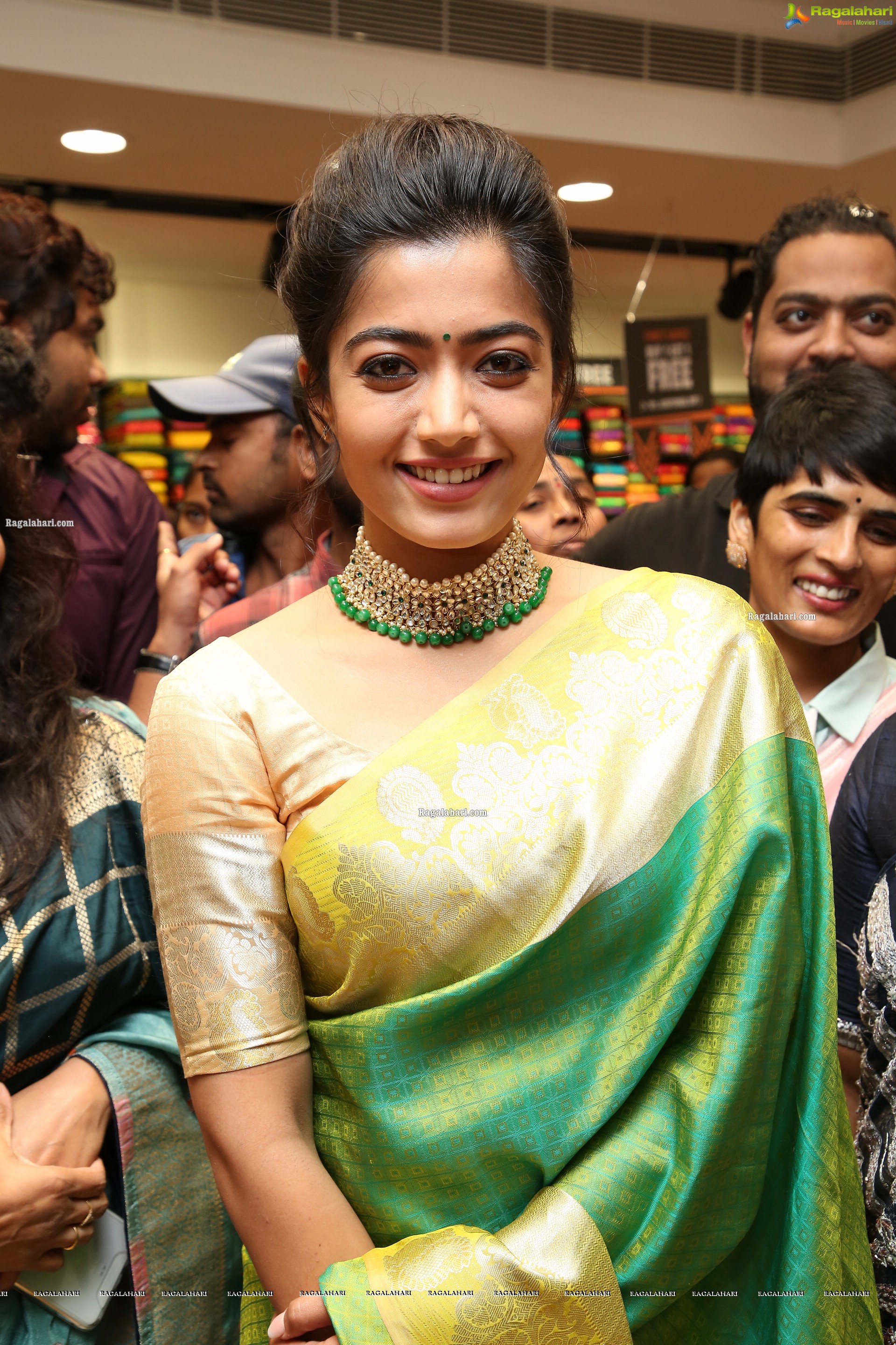 Rashmika Mandana at KLM Fashion Mall Opening at Vanasthalipuram - HD Gallery