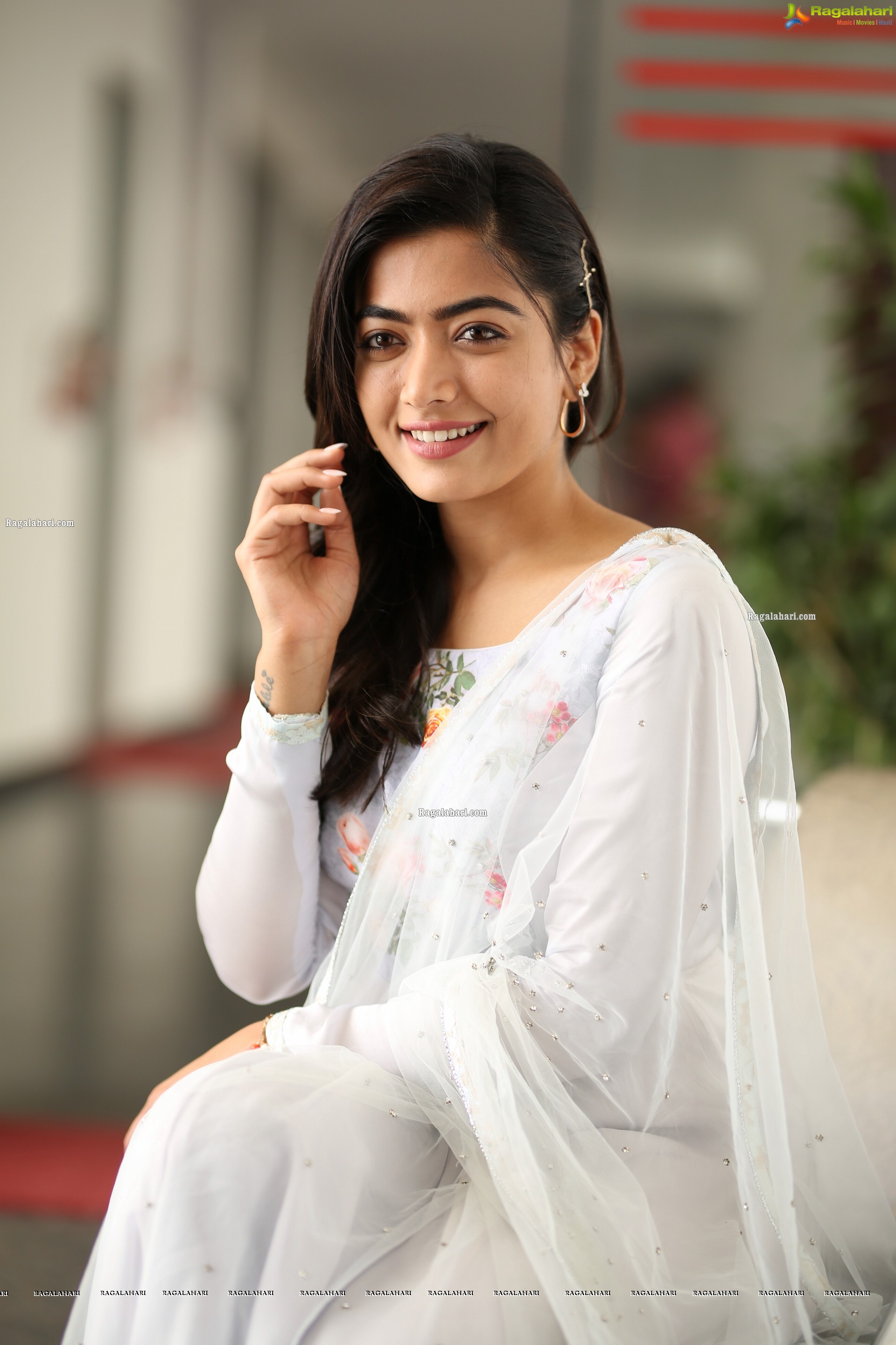 Rashmika Mandana at Sarileru Neekevvaru Movie Interview - HD Gallery