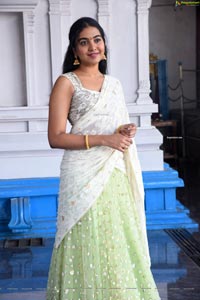 Shivatmika Rajasekhar at Vidhi Vilasam Movie Muhurat