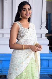 Shivatmika Rajasekhar at Vidhi Vilasam Movie Muhurat