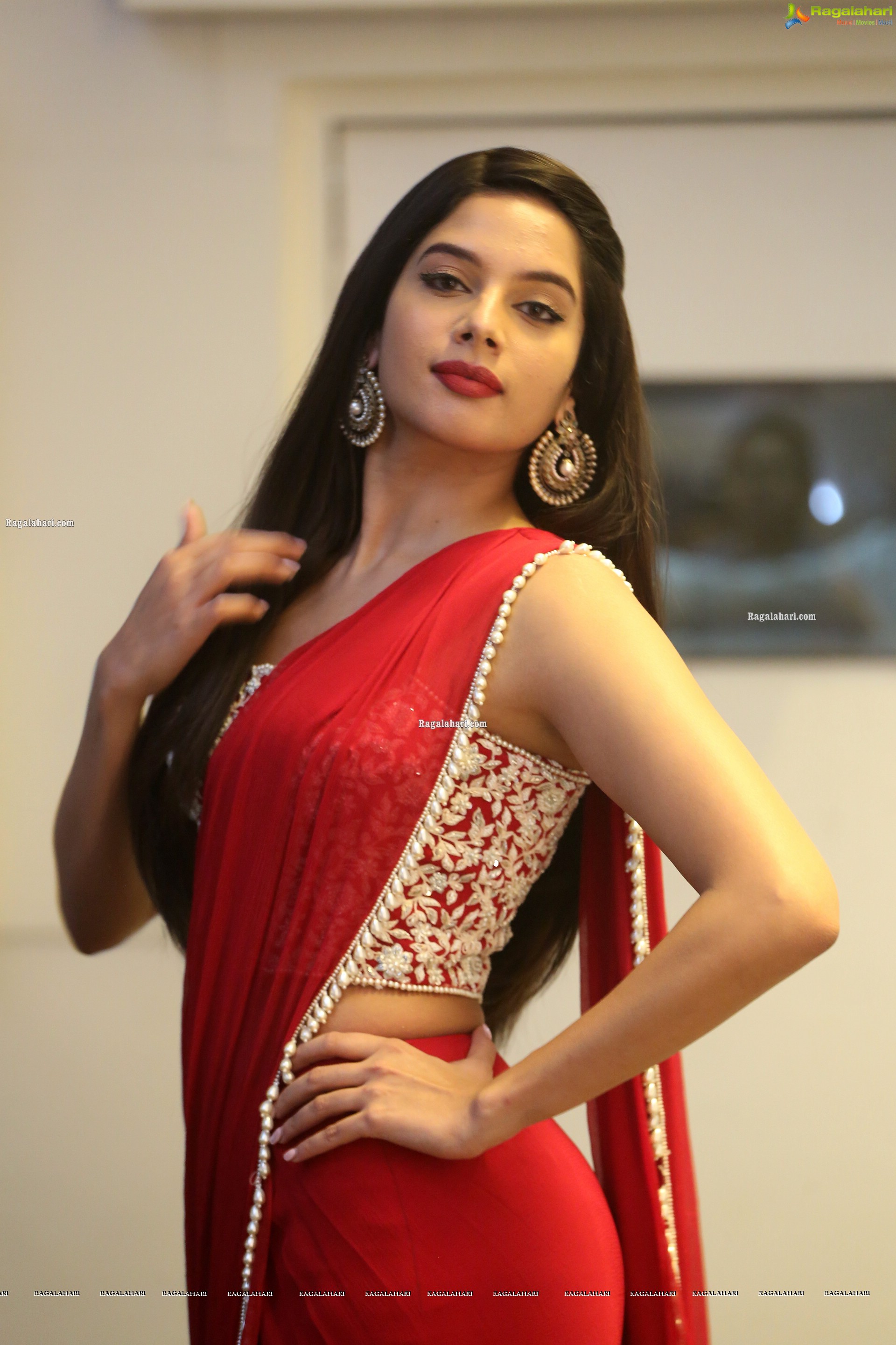 Tanya Hope at Disco Raja Pre-Release Event - HD Gallery