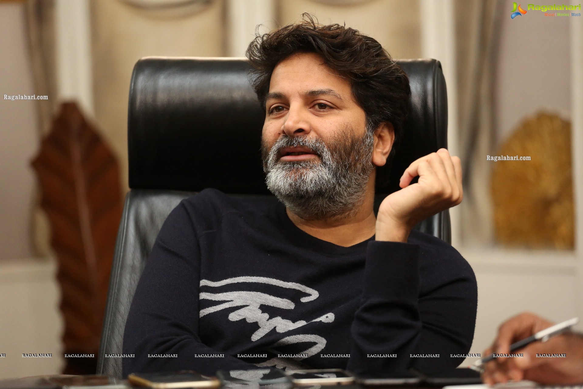 Trivikram Srinivas at Ala Vaikuntapuramlo Press Meet