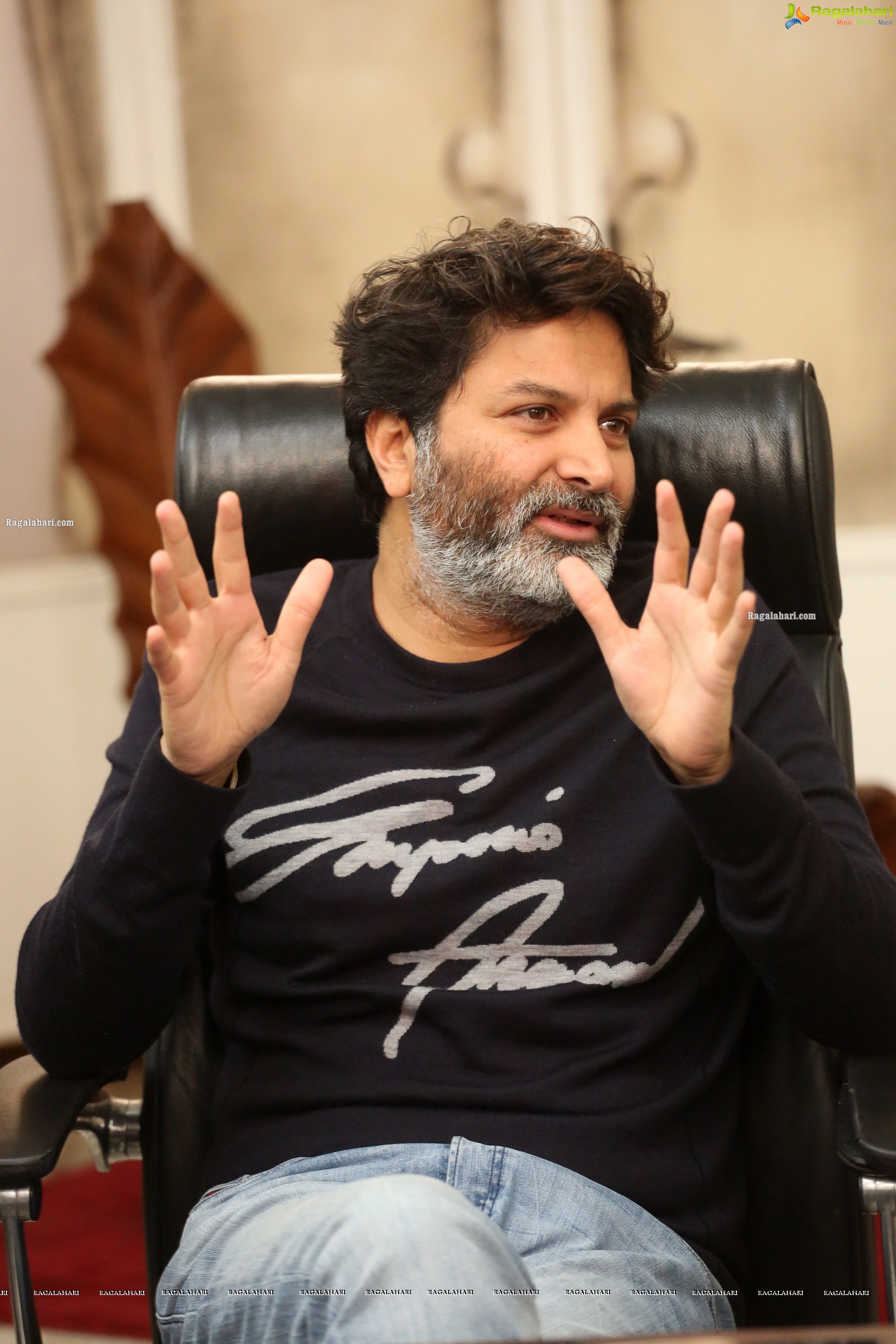 Trivikram Srinivas at Ala Vaikuntapuramlo Press Meet