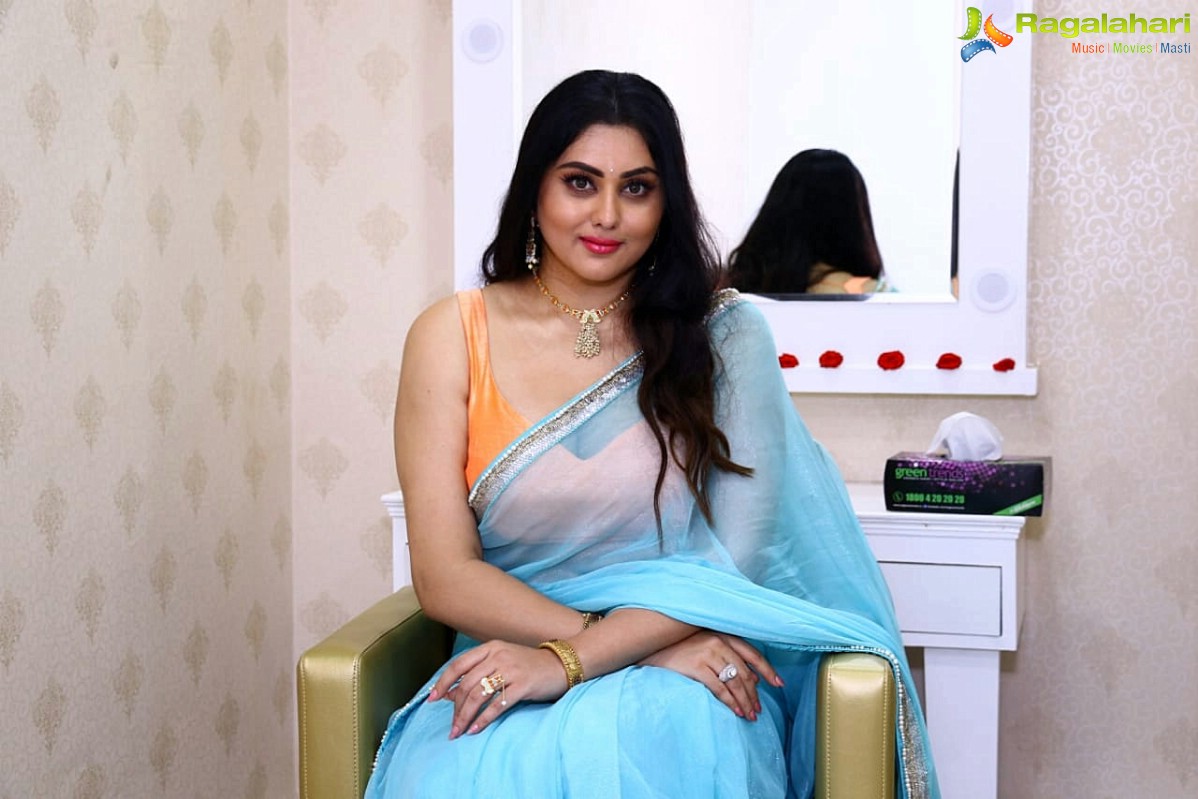 Namitha at Green Trends Salon