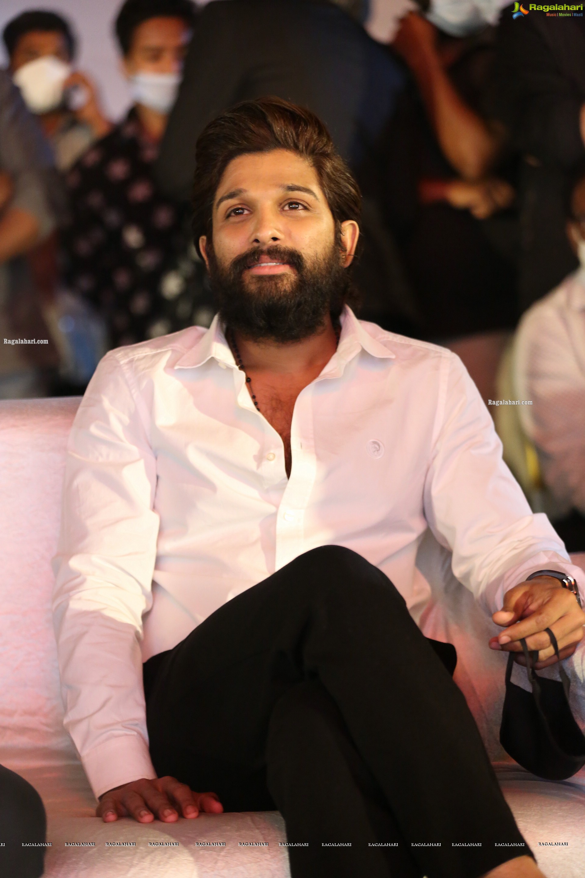 Allu Arjun at Ala Vaikunthapurramuloo Reunion Bash, HD Photo Gallery