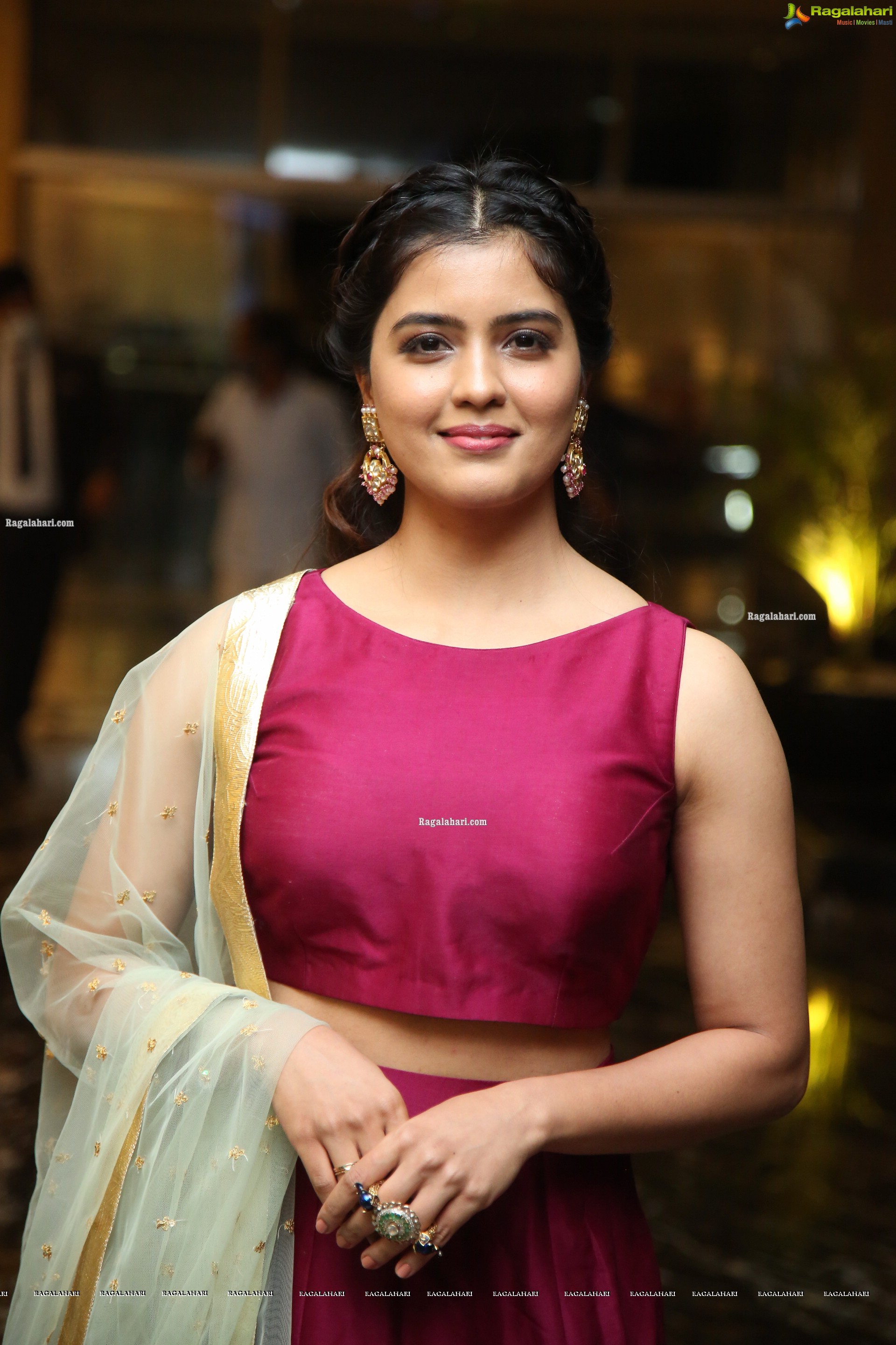 Amritha Aiyer at 30 Rojullo Preminchadam Ela Pre-Release Event, HD Stills