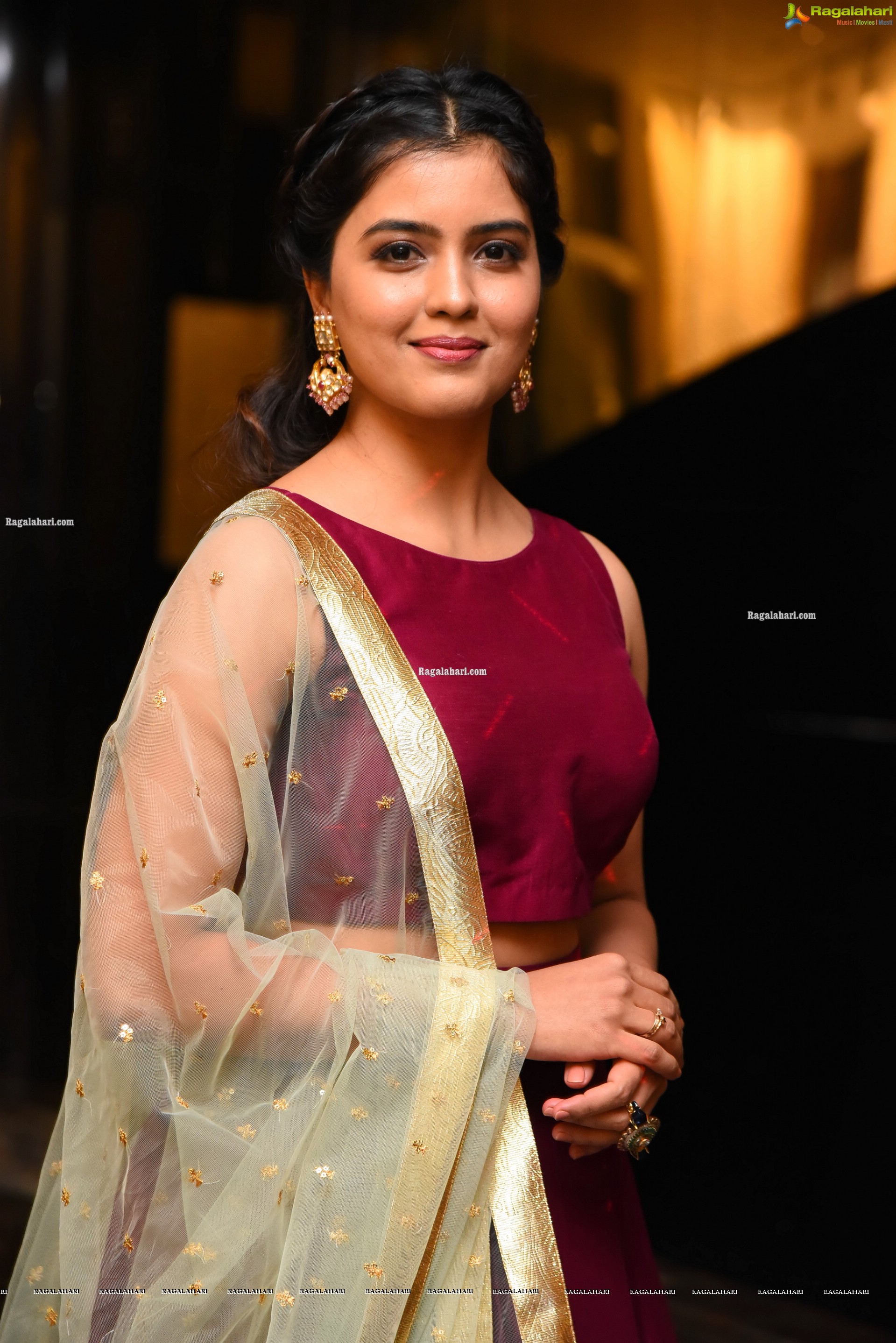 Amritha Aiyer at 30 Rojullo Preminchadam Ela Pre-Release Event, HD Stills