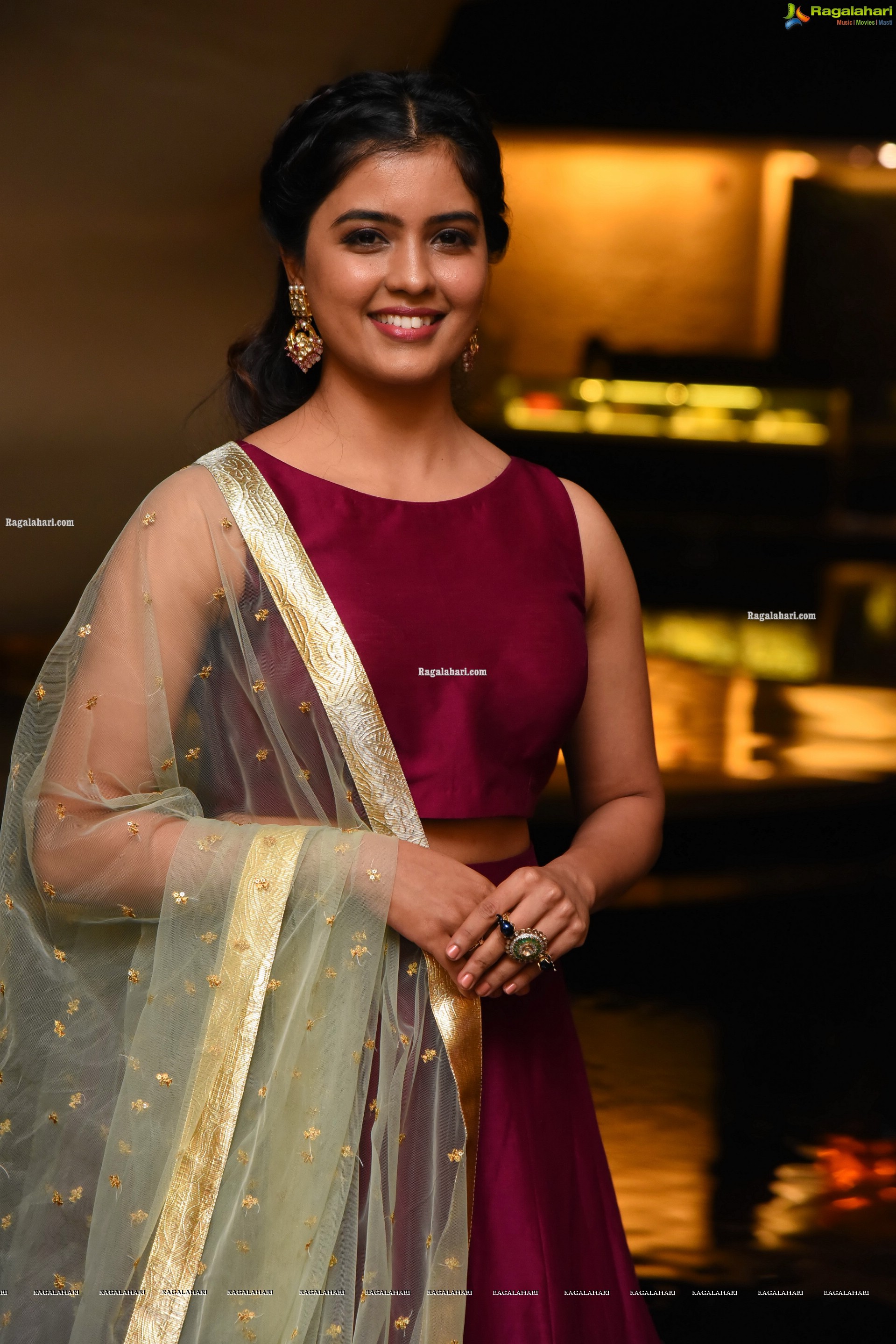 Amritha Aiyer at 30 Rojullo Preminchadam Ela Pre-Release Event, HD Stills