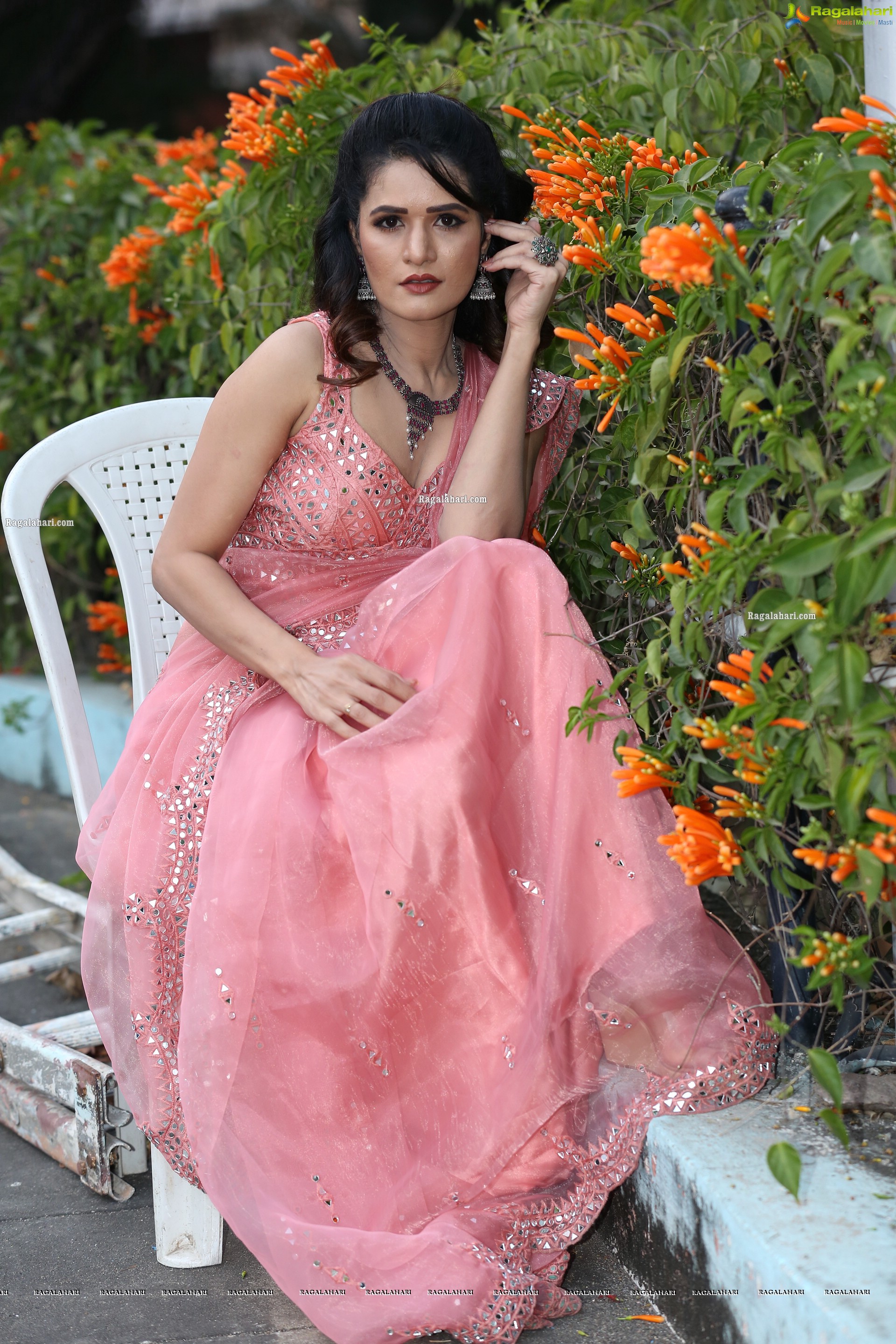 Brindha Rajeshwari at National Silk Expo-2021, HD Photo Gallery