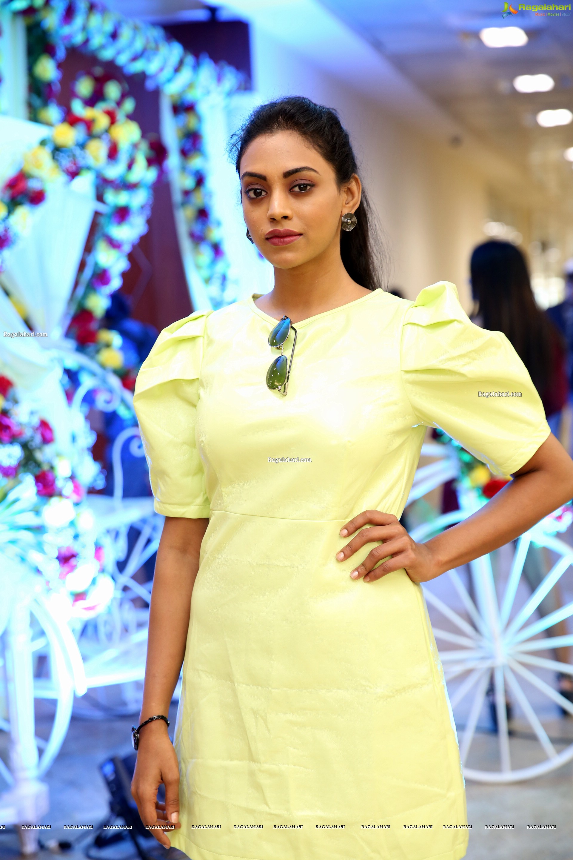 Kamakshi Bhaskarla In Pastel Yellow Dress, HD Photo Gallery