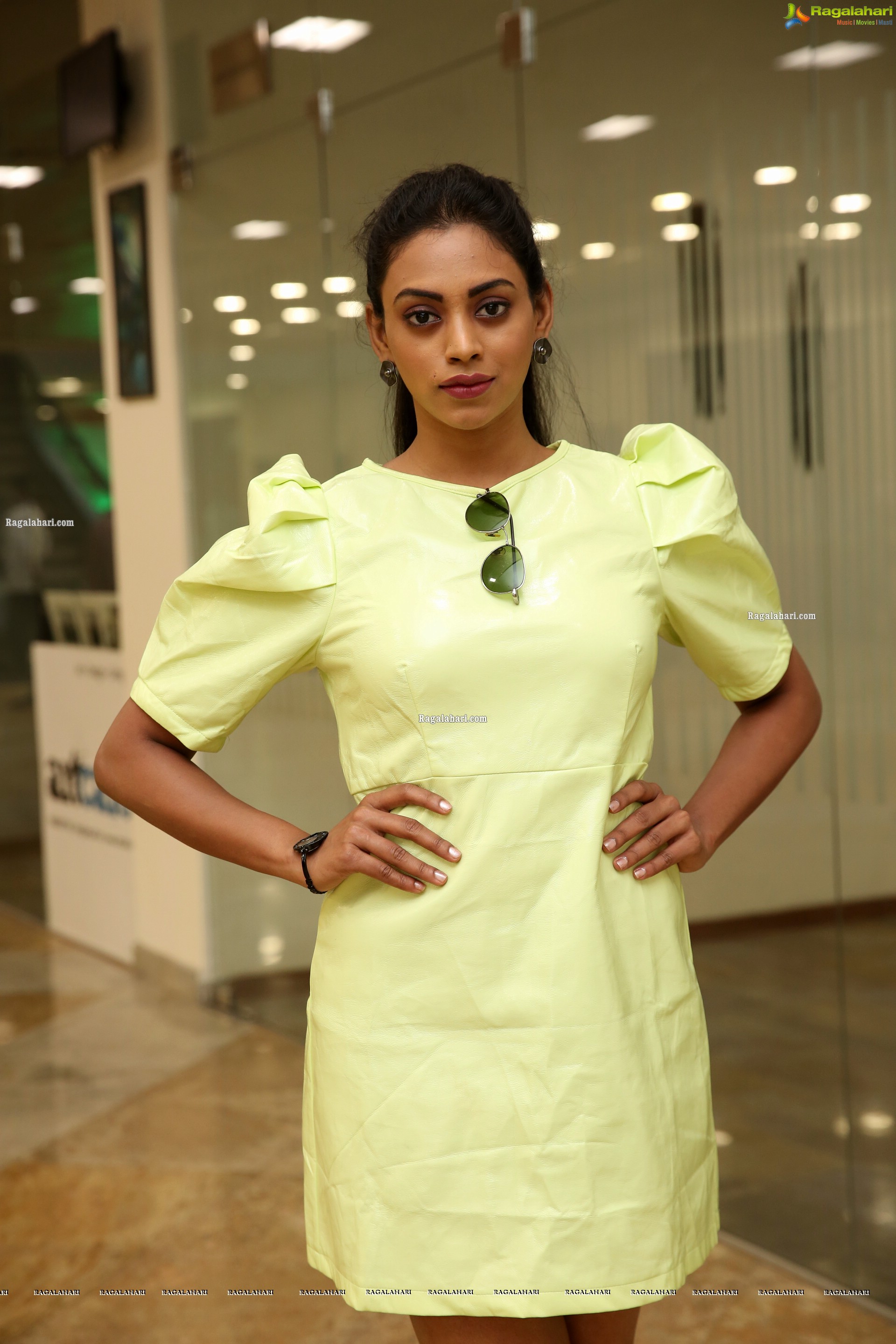 Kamakshi Bhaskarla In Pastel Yellow Dress, HD Photo Gallery