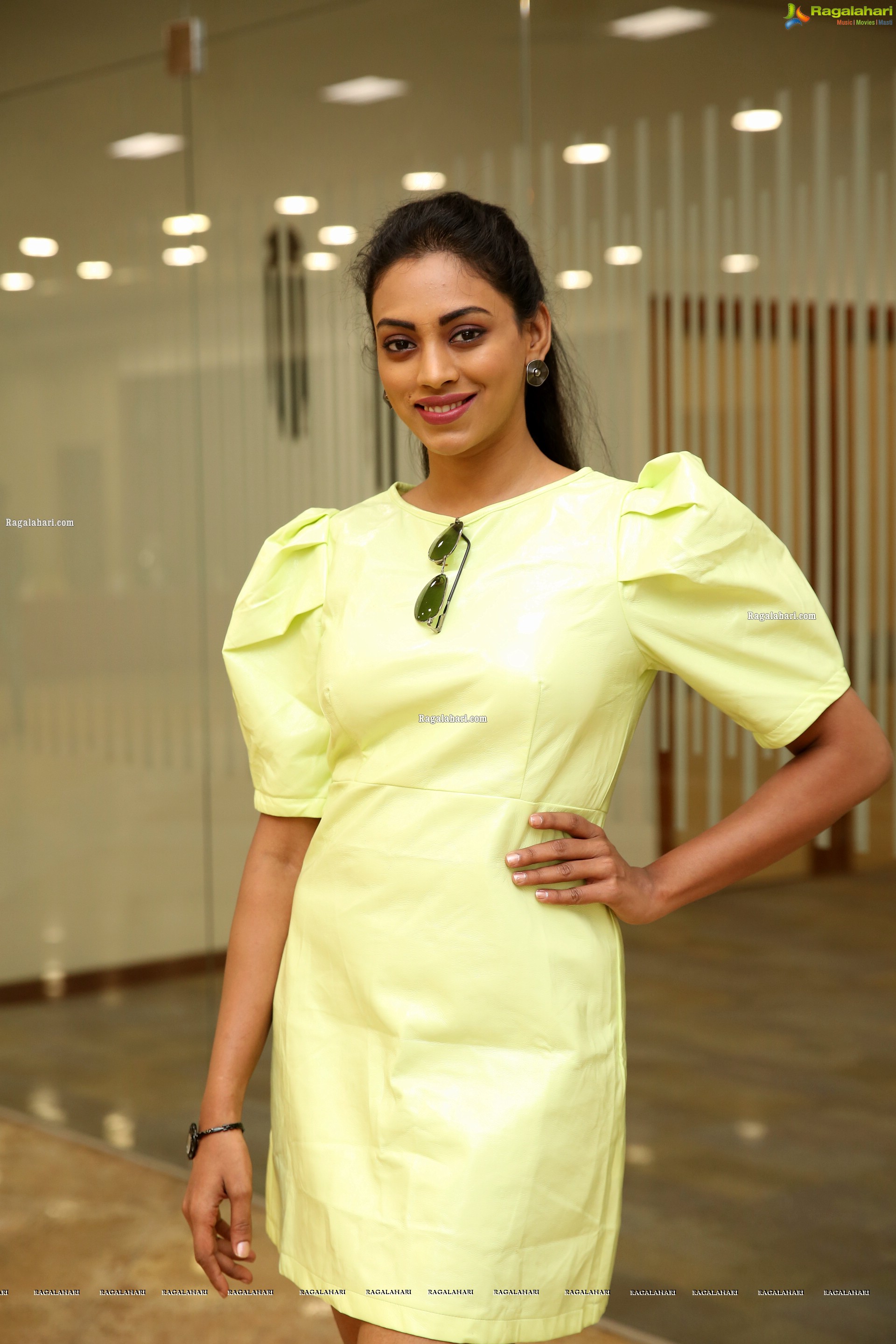 Kamakshi Bhaskarla In Pastel Yellow Dress, HD Photo Gallery