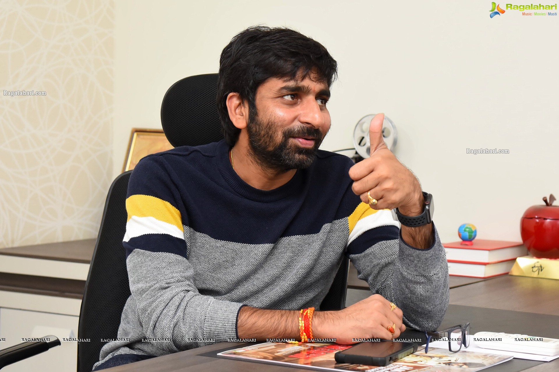 Gopichand Malineni at Krack Movie Interview, HD Photo Gallery