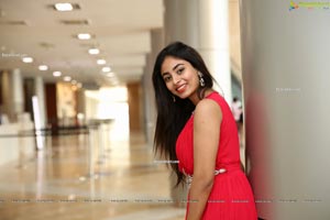 Honey Chowdary in Red Maxi Dress