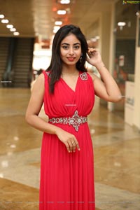 Honey Chowdary in Red Maxi Dress