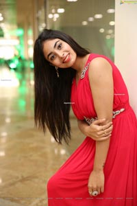 Honey Chowdary in Red Maxi Dress