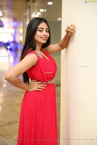 Honey Chowdary in Red Maxi Dress