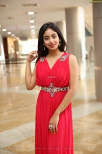 Honey Chowdary in Red Maxi Dress