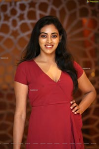 Kamakshi Bhaskarla In Maroon Frill Dress