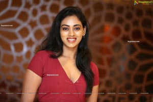 Kamakshi Bhaskarla In Maroon Frill Dress