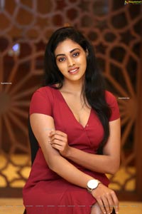 Kamakshi Bhaskarla In Maroon Frill Dress