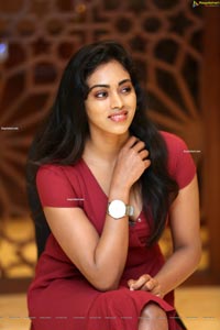 Kamakshi Bhaskarla In Maroon Frill Dress