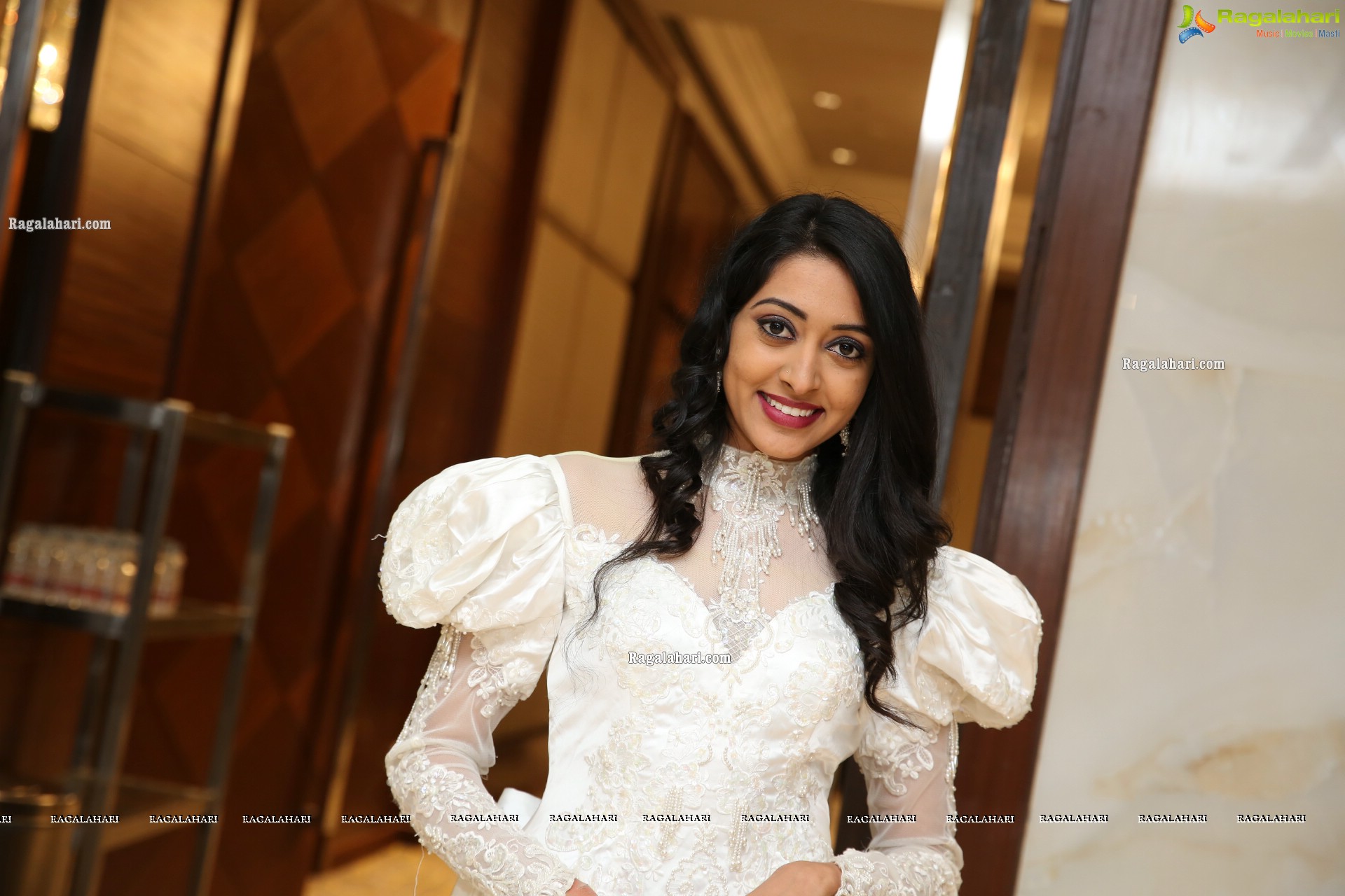 Lakshmi Ayalasomayajula In White Dress at Me Women Fashion Show, HD Photo Gallery