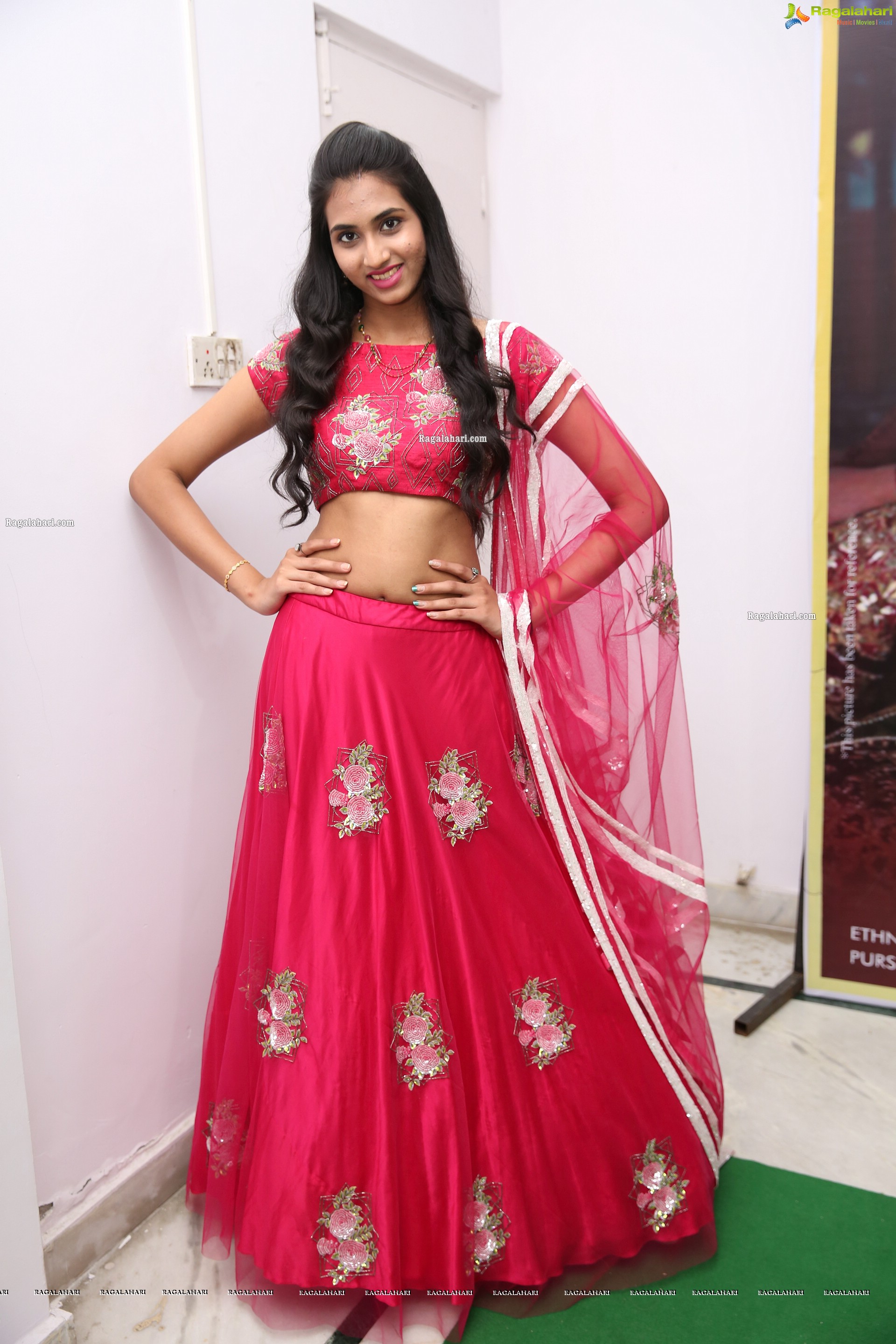 Laya Jupally at Sutraa A Festive Special Curtain Raiser, HD Photo Gallery