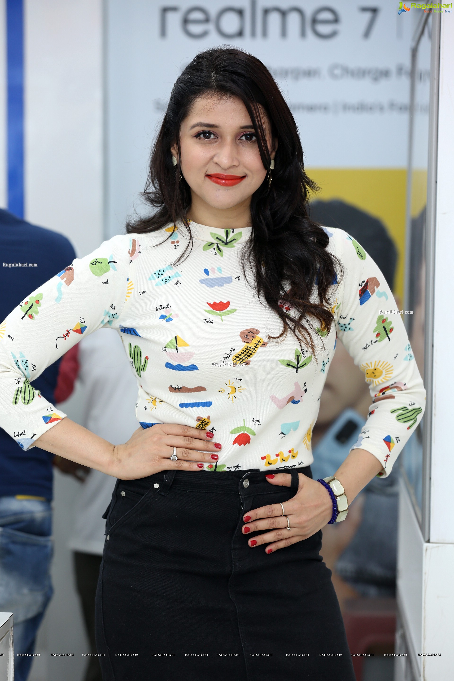 Mannara Chopra at Xiaomi Mi 10i Smartphone Launch, HD Photo Gallery