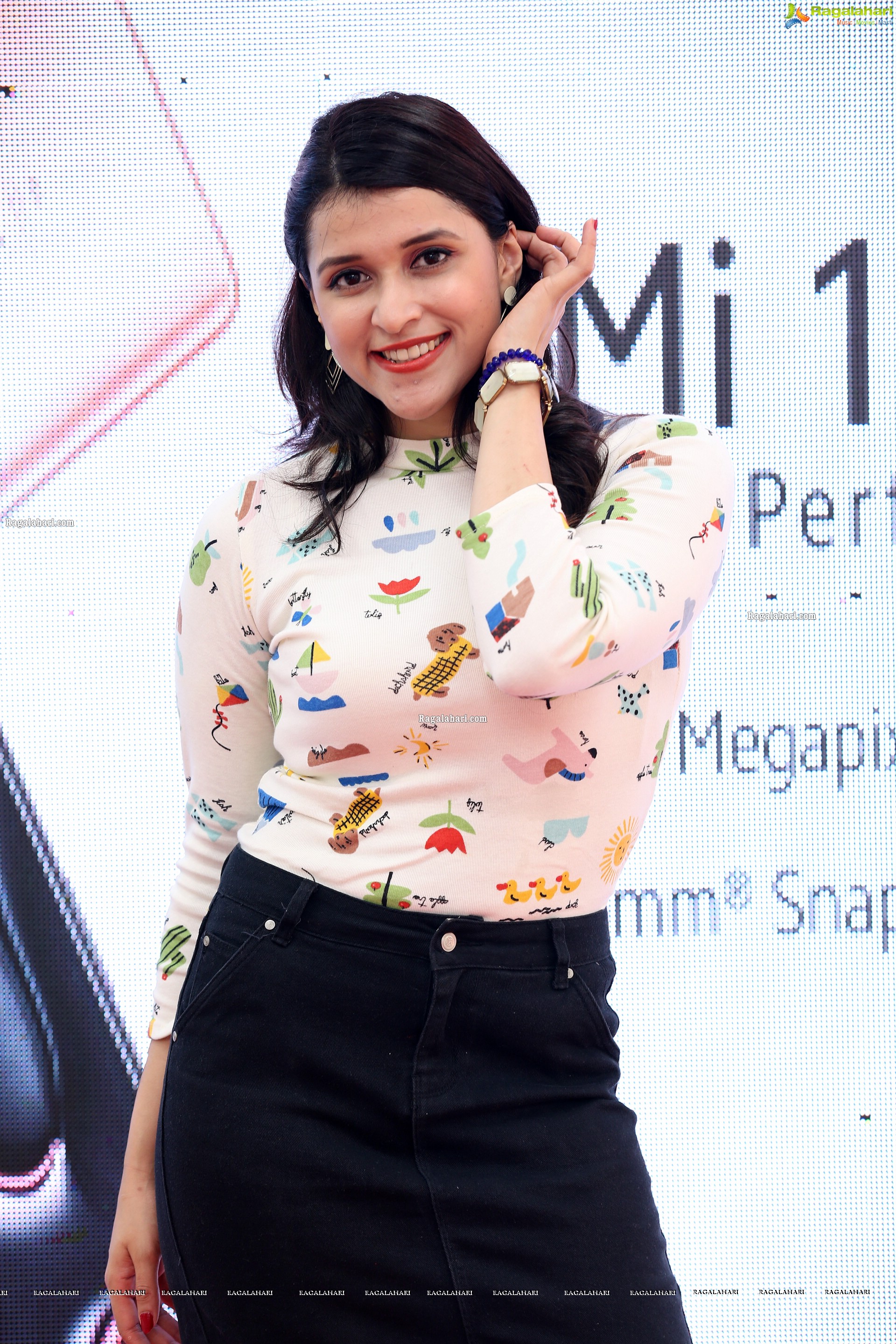 Mannara Chopra at Xiaomi Mi 10i Smartphone Launch, HD Photo Gallery