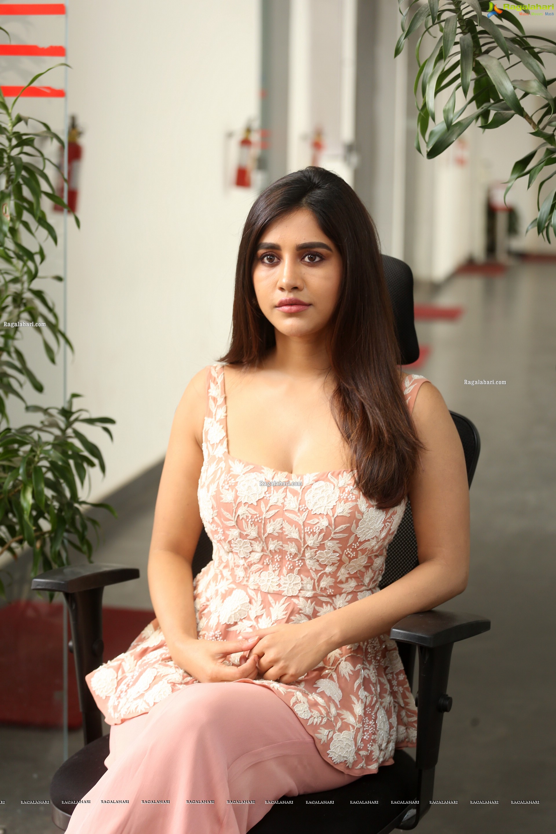 Nabha Natesh at Alludu Adhurs Movie Interview, HD Photo Gallery