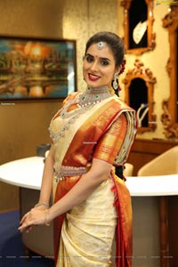 Nikitha Chaturvedi with Diamond Jewellery