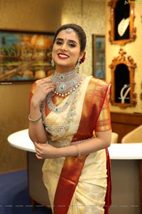 Nikitha Chaturvedi with Diamond Jewellery