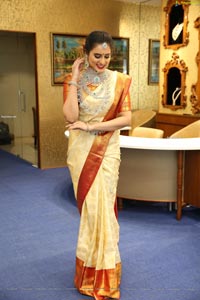 Nikitha Chaturvedi with Diamond Jewellery