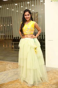 Priyancee Agarwal in Pastel Green Ruffle Lehenga