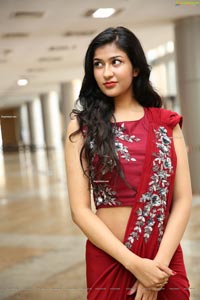 Riya Singh in Dazzling Red Designer Saree