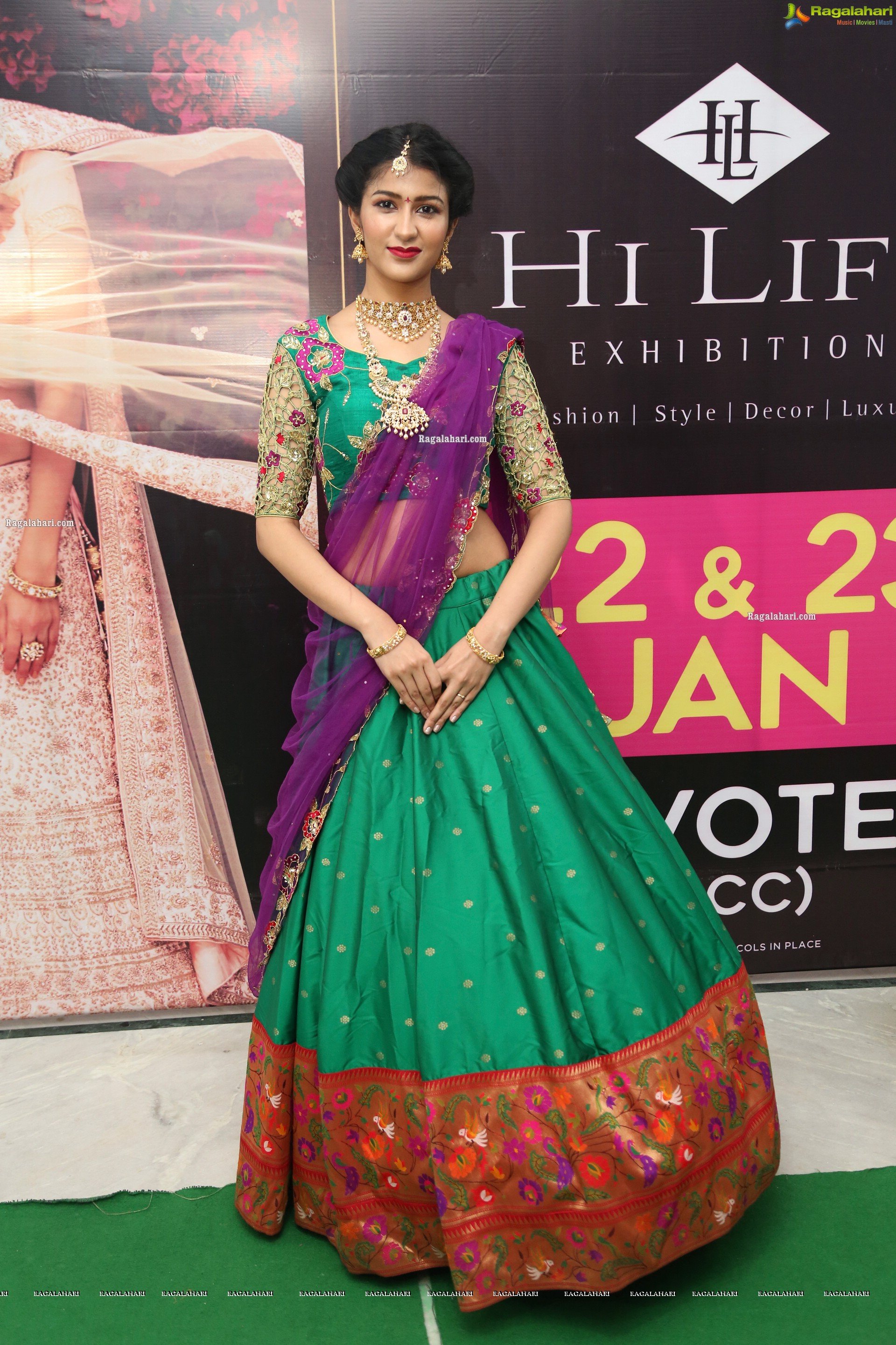 Riya Singh at Hi Life Exhibition Curtain Raiser, HD Photo Gallery