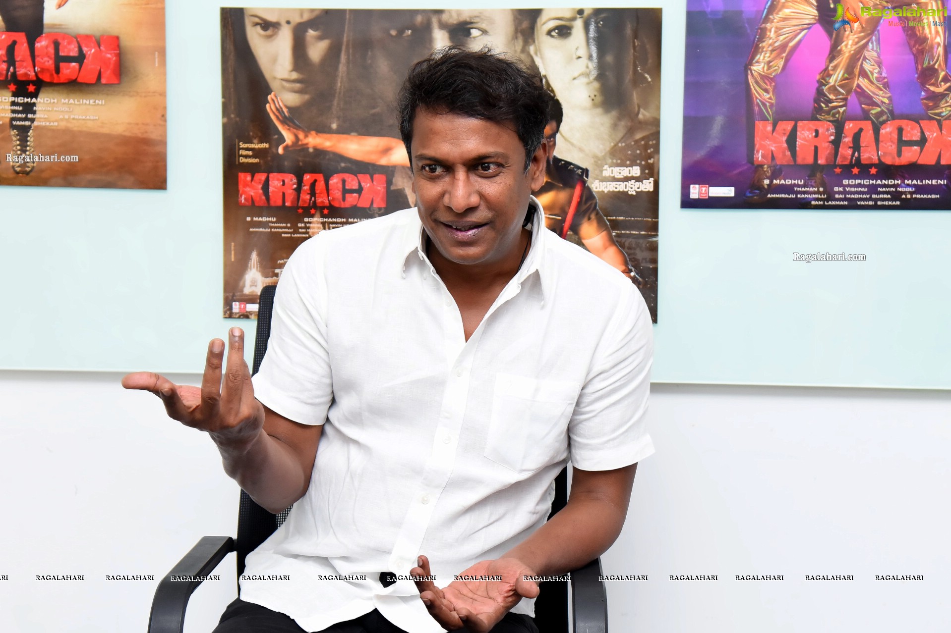 Samuthirakani at Krack Movie Interview, Photo Gallery