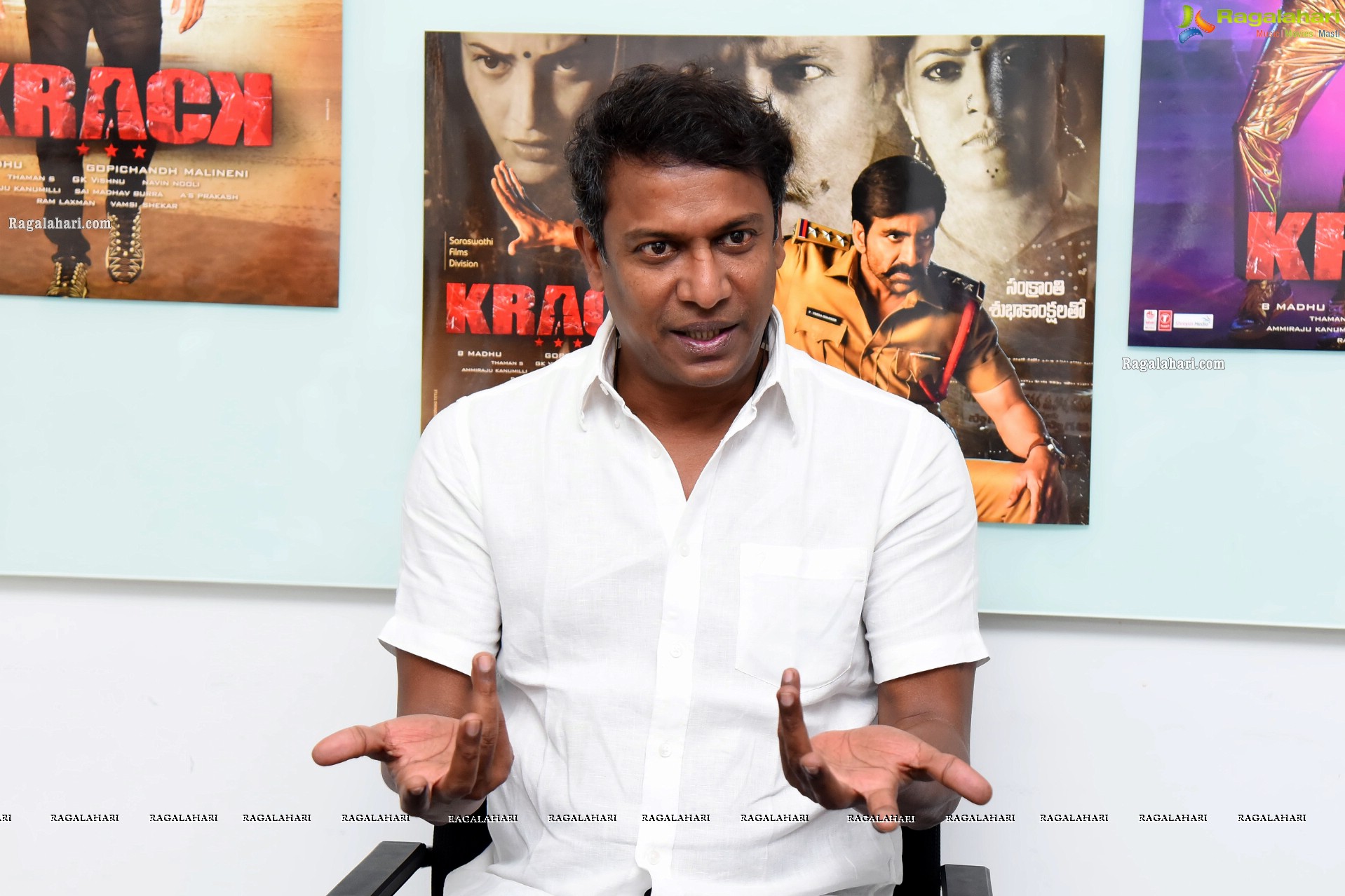 Samuthirakani at Krack Movie Interview, Photo Gallery