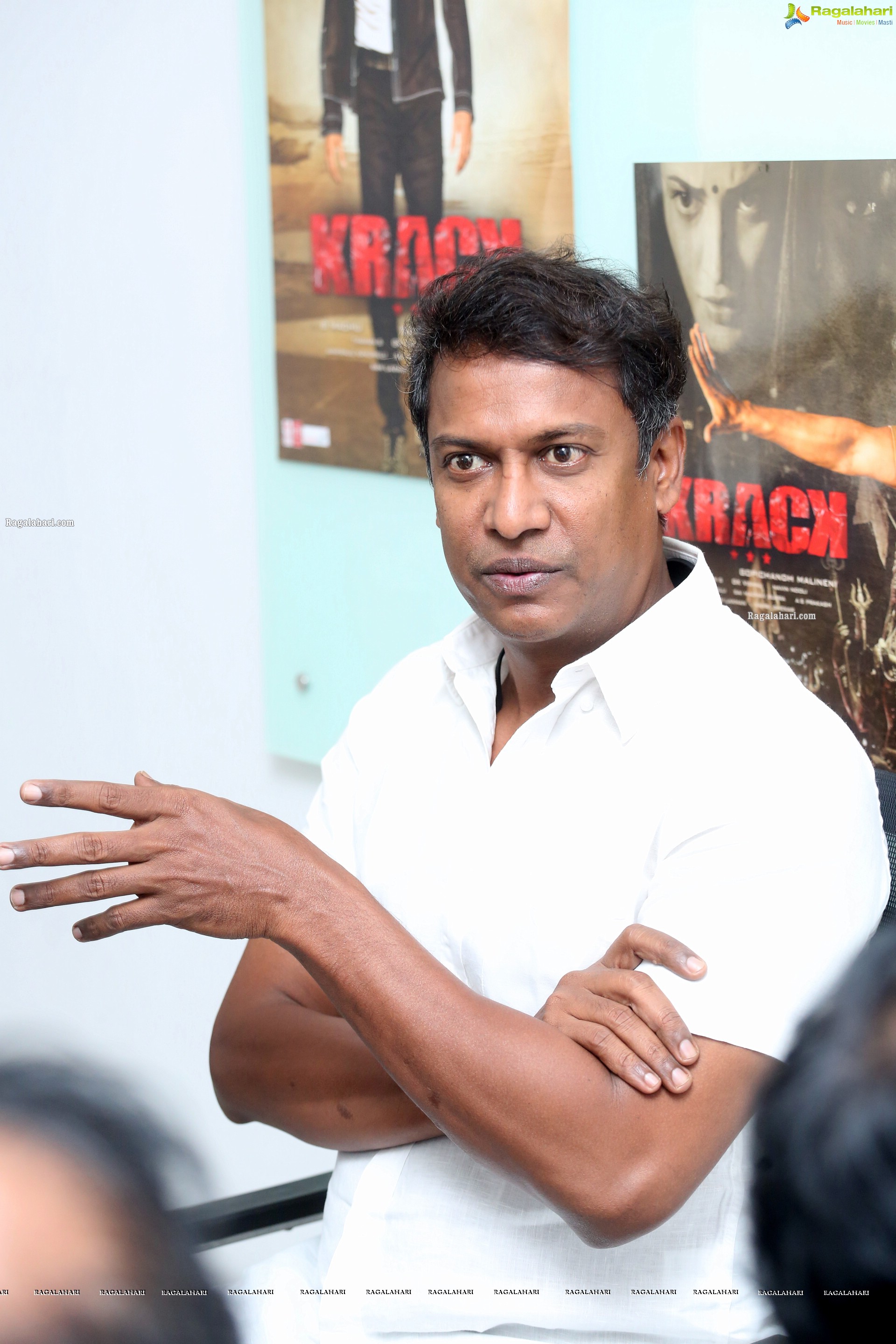 Samuthirakani at Krack Movie Interview, Photo Gallery