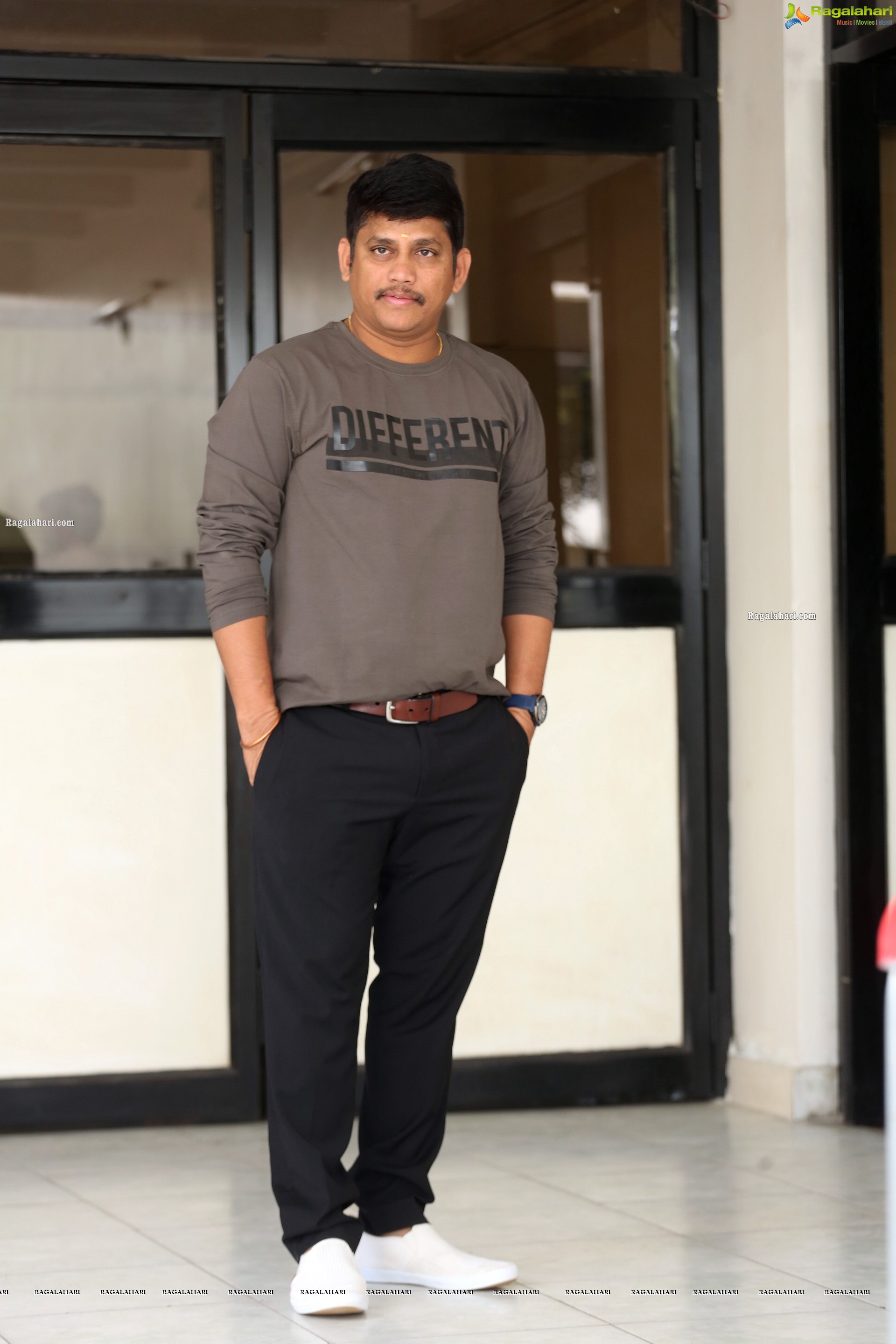 Director Santosh Srinivas at Alludu Adhurs Movie Interview, HD Photo Gallery