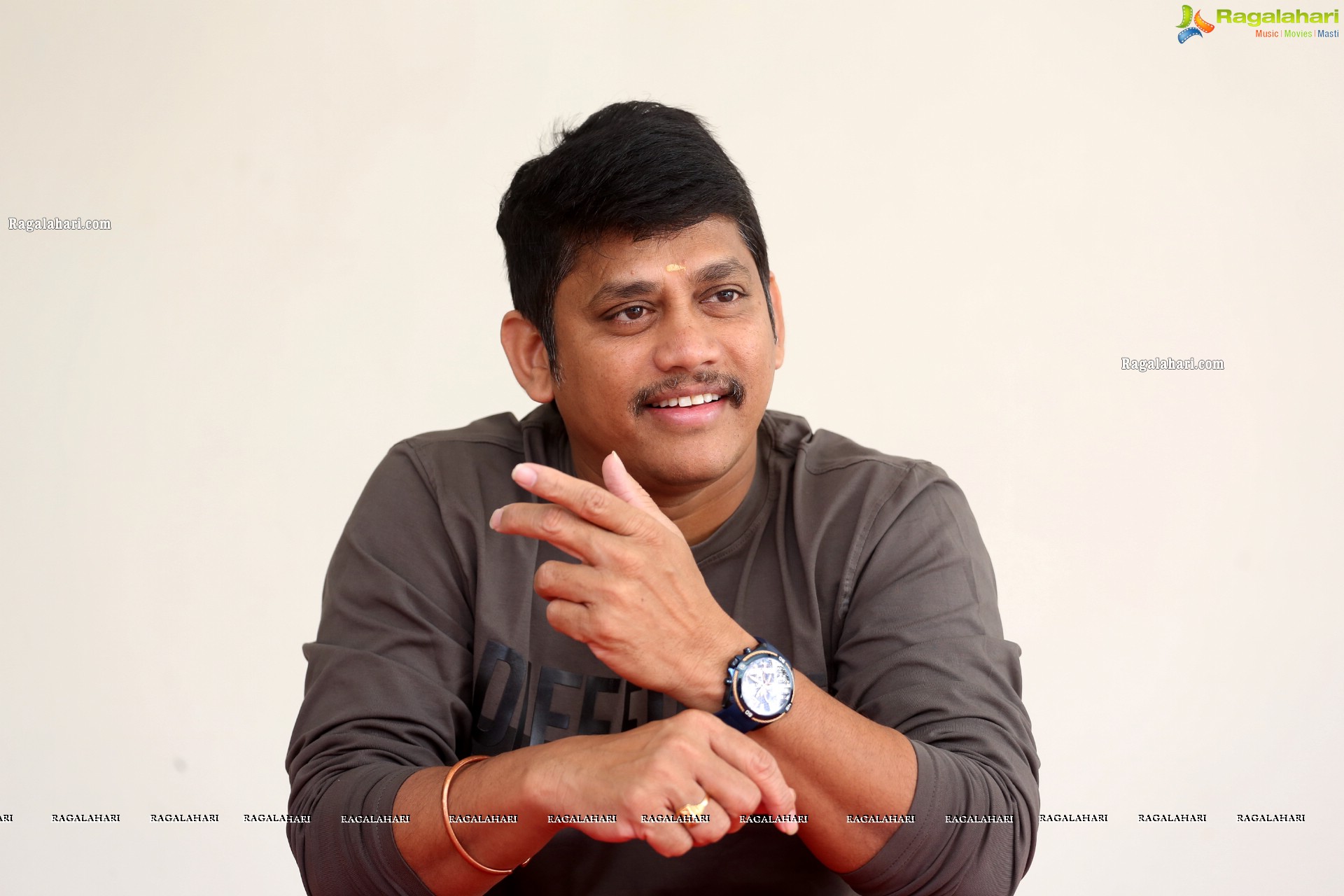 Director Santosh Srinivas at Alludu Adhurs Movie Interview, HD Photo Gallery