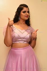 Shyamala at Bangaru Bullodu Pre-Release Event