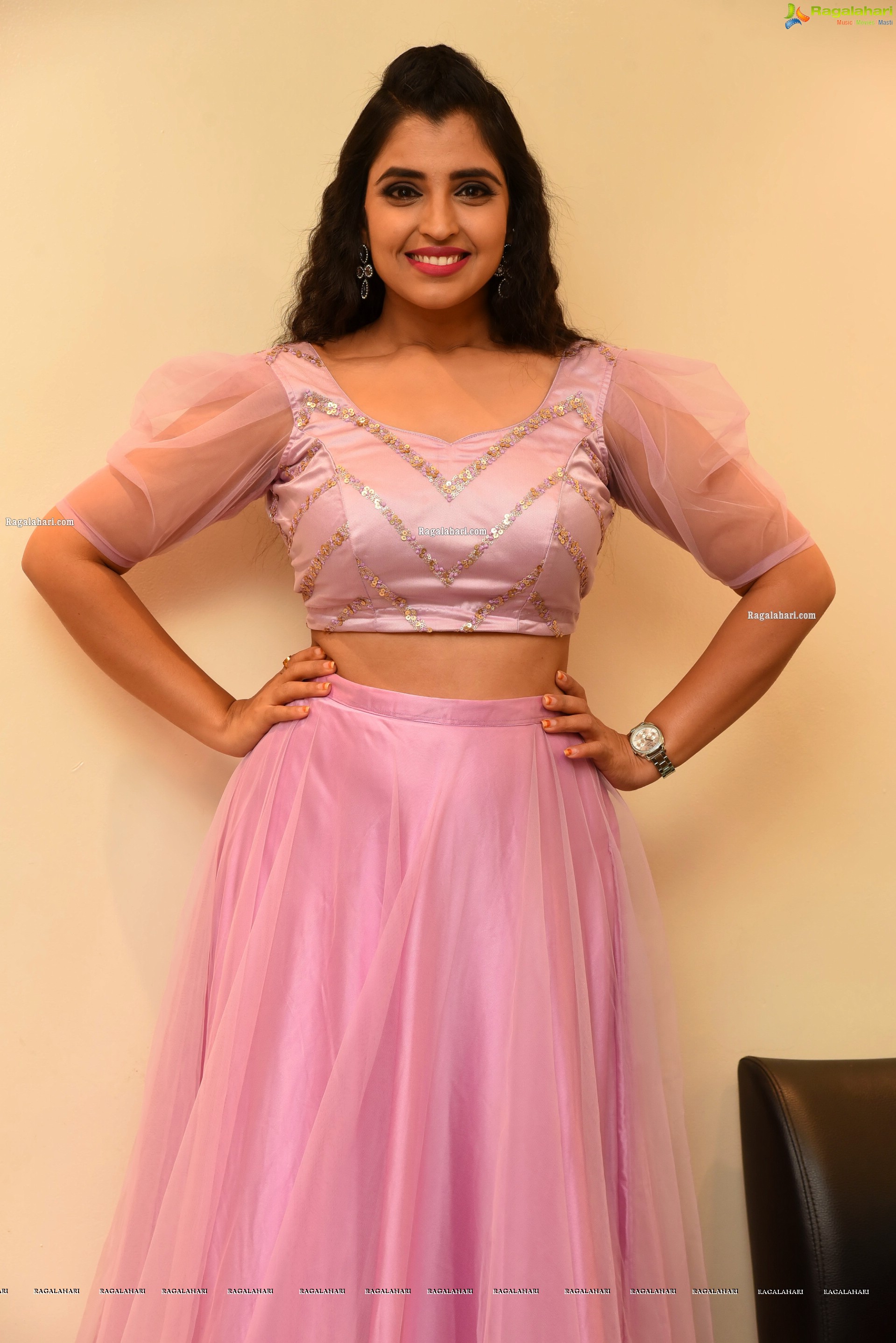 Shyamala at Bangaru Bullodu Pre-Release Event, HD Photo Gallery