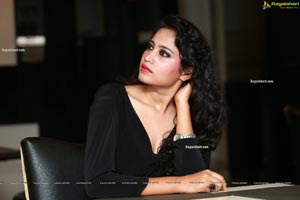 VJ Chandana at Beauty Conference 2021 Hyderabad Press Meet