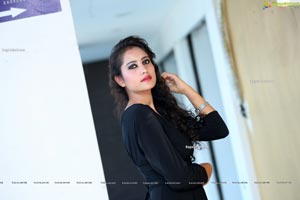 VJ Chandana at Beauty Conference 2021 Hyderabad Press Meet